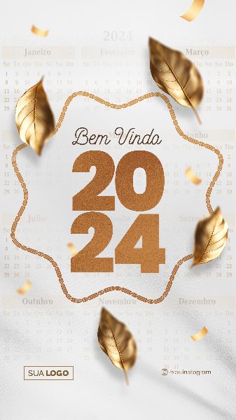 SOCIAL MEDIA - ANO NOVO FELIZ 2024 - NEW YEAR HAPPY 2024 - 39 STORY