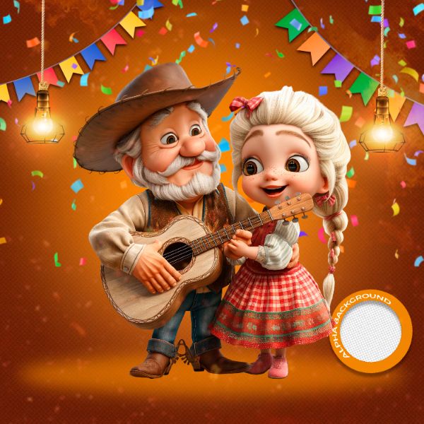 MASCOTES DE FESTA JUNINA MODELO 173