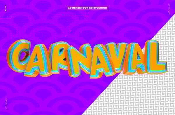 SELO 3D CARNAVAL