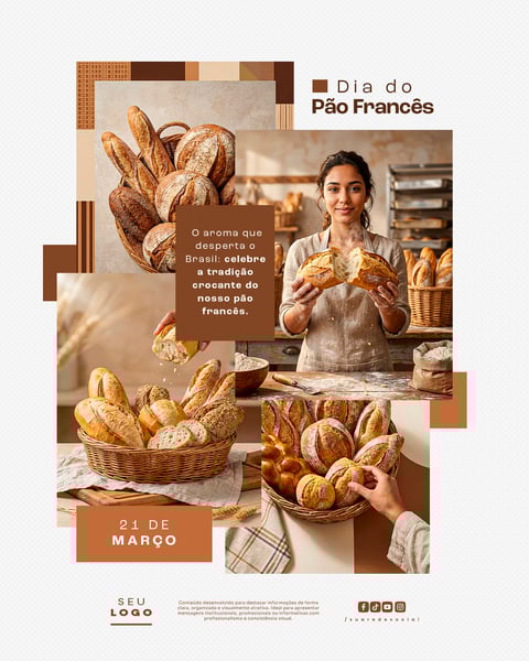 DIA DO PÃO FRANCÊS 21 DE MARÇO SOCIAL MEDIA PSD EDITÁVEL 1