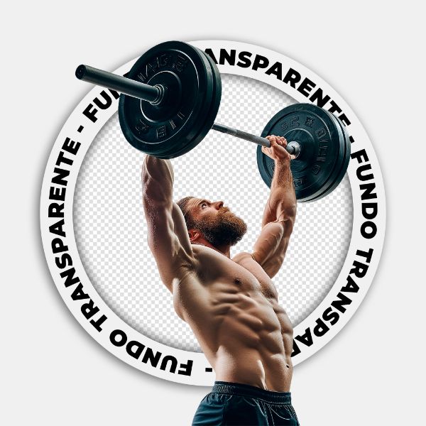 HOMEM | ACADEMIA | CROSS FIT | IMAGEM SEM FUNDO