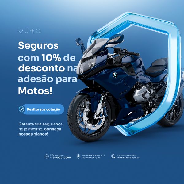 SEGURO DE VEÍCULO DESCONTO SOCIAL MEDIA FEED