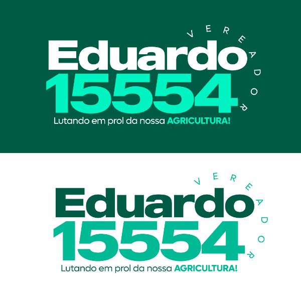 ELEIÇÕES LOGOTIPO CANDIDATO VEREADOR EDITÁVEL