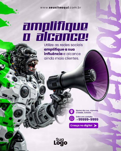 FEED VERTICAL - AGÊNCIA DE MARKETING DIGITAL | PSD EDITÁVEL