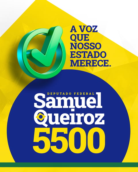 POST POLÍTICO TEXTUAL A VOZ DO ESTADO DEPUTADO PSD EDITÁVEL