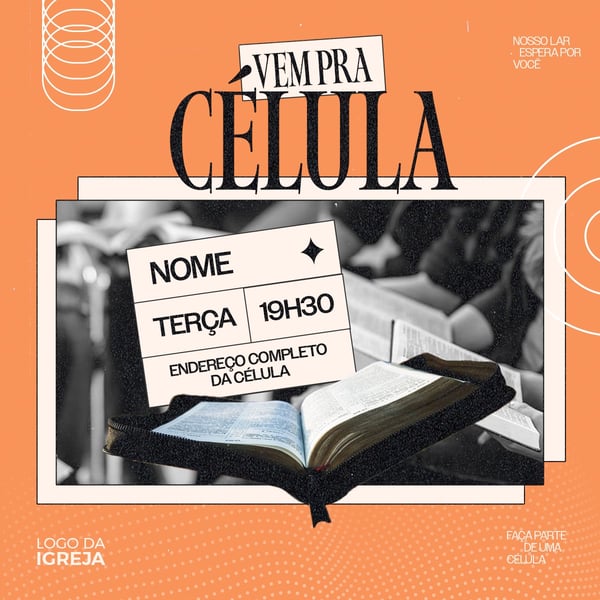 CÉLULA IGREJA G12 PEQUENOS GRUPOS GC 2 PSD EDITÁVEL