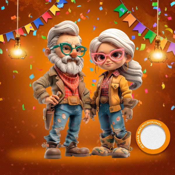 MASCOTES DE FESTA JUNINA MODELO 145