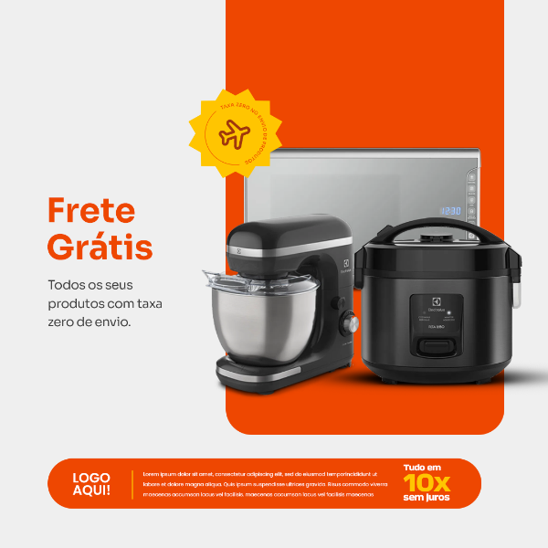 SOCIAL MEDIA ELETRODOMÉSTICOS - FRETE GRÁTIS