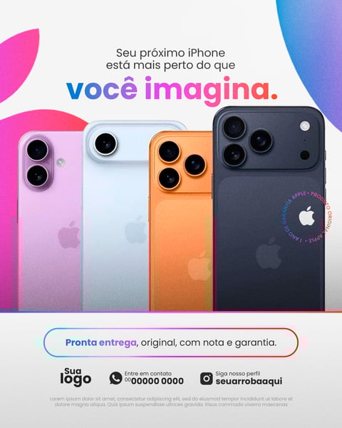SEU PRÓXIMO IPHONE ESTÁ MAIS PERTO DO QUE VOCÊ IMAGINA LOJA DE IPHONE