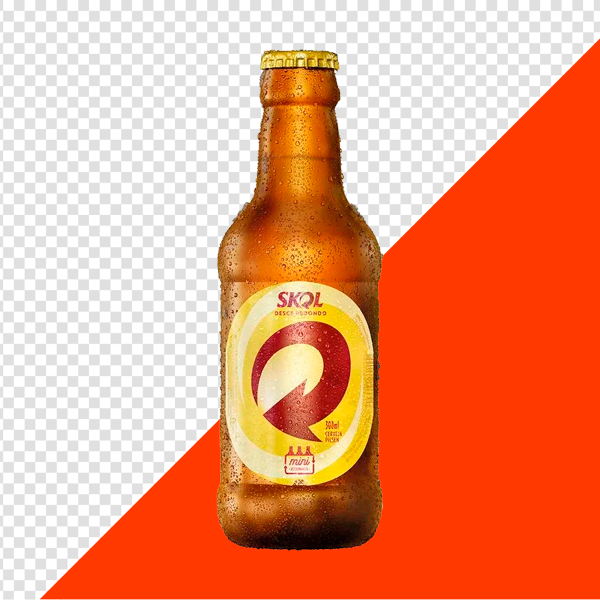 GARRAFA 350ML CERVEJA SKOL PNG TRANSPARENTE SEM FUNDO
