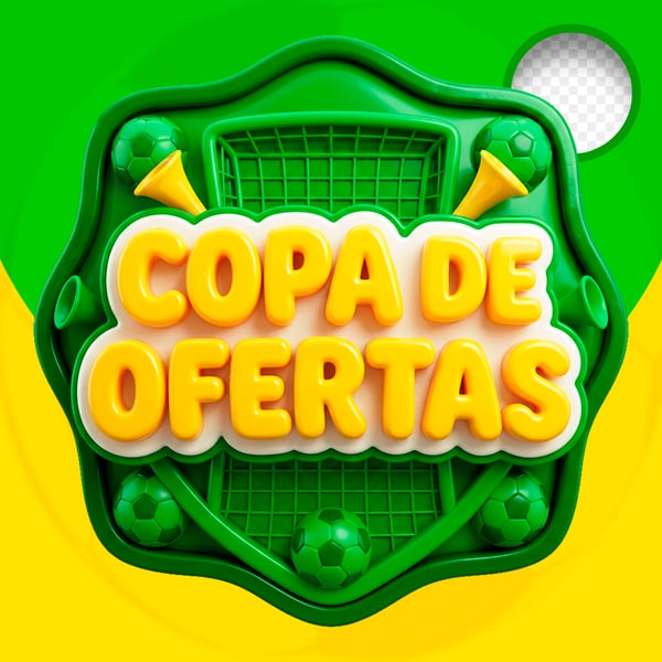 SELO 3D COPA 2026 MODELO 10