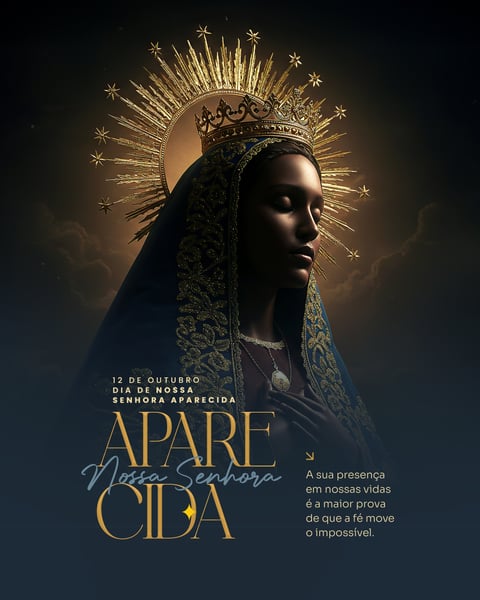 DIA DE NOSSA SENHORA APARECIDA 12 DE OUTUBRO SOCIAL MEDIA 04