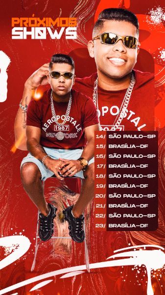 FLYER PRÓXIMOS SHOWS AGENDA STORY