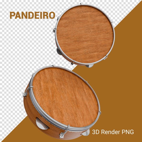 UNJ PANDEIRO 3D RENDER PNG PARA COMPOSIÇÃO (13)