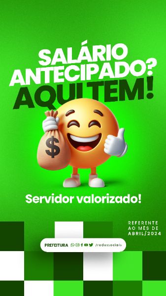 STORY - TÁ NA CONTA - SALÁRIO ANTECIPADO AQUI TEM