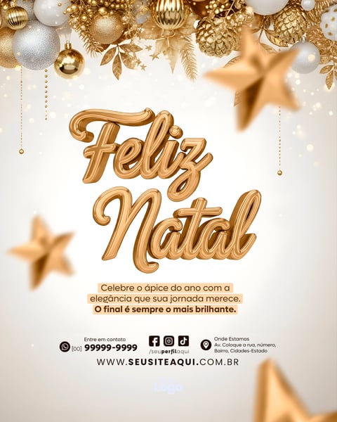 FEED FELIZ NATAL BOAS FESTAS DEZEMBRO SOCIAL MEDIA PSD EDITÁVEL 10