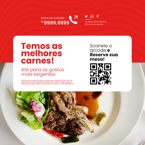 RESTAURANTE - TEMOS AS MELHORES CARNES PARA ALMOÇO