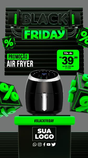 STORY BLACK FRIDAY SOCIAL MÍDIA PSD EDITÁVEL