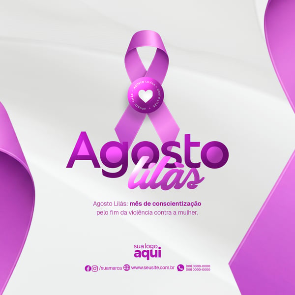 SOCIAL MEDIA AGOSTO LILÁS