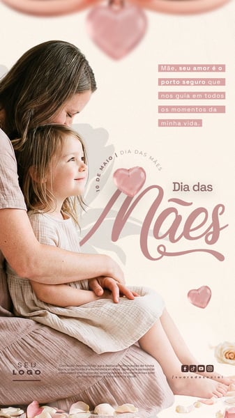 DIA DAS MÃES 10 DE MAIO STORY SOCIAL MEDIA PSD EDITÁVEL 3