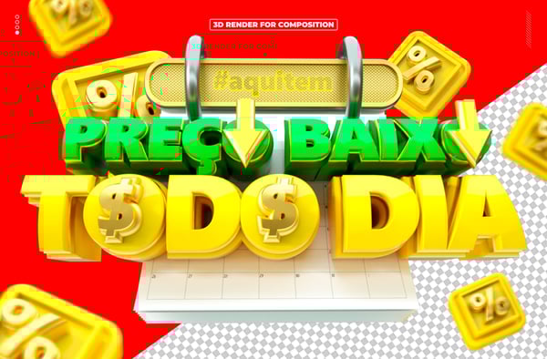 SELO 3D PREÇO BAIXO TODO DIA PARA COMPOSIÇÃO