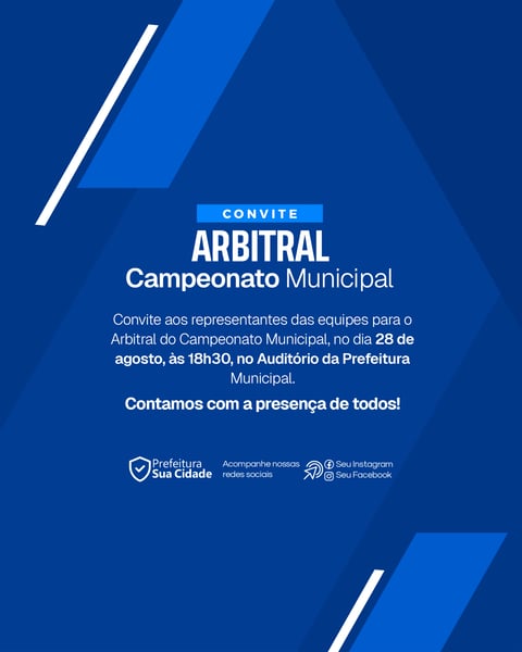 Social Media Arbitral de Campeonato
