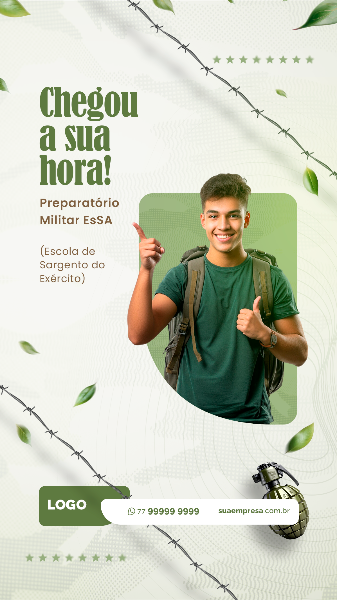 SOCIAL MEDIA CURSO PREPARATÓRIO MILITAR 1