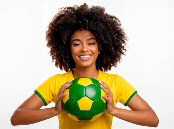 TORCEDORA BRASILEIRA FUTEBOL COPA DO MUNDO COMEMORANDO VITÓRIA 6