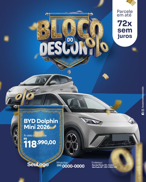 Bloco do Desconto Carros
