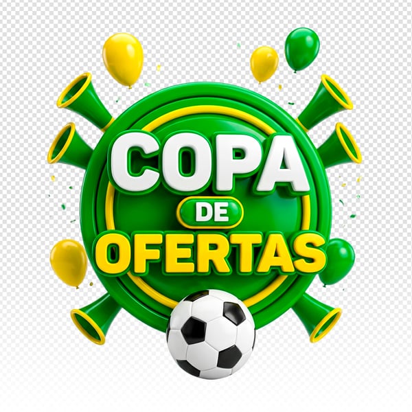 SELO 3D BRASIL COPA DE OFERTAS