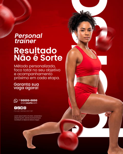 Personal Trainer Social Media PSD Editável 10