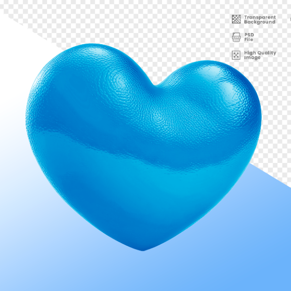 CORAÇÃO -  ELEMENTO 3D CORAÇÃO  PARA COMPOSIÇÃO