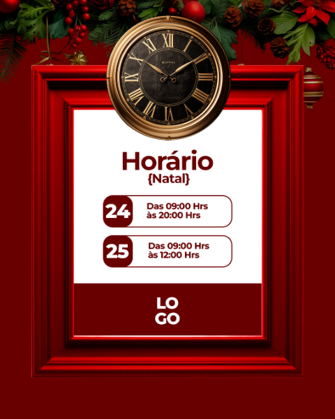 0Y5 - HORARIO DE NATAL