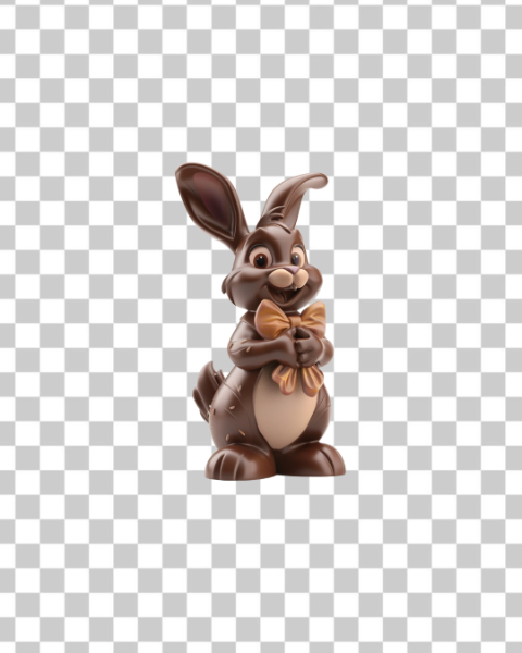 COELHO DE CHOCOLATE 3D