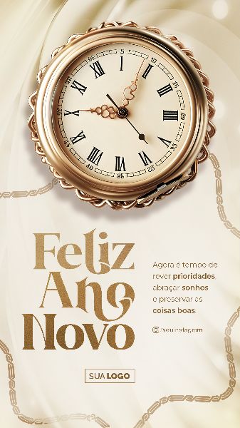 SOCIAL MEDIA - ANO NOVO FELIZ 2024 - NEW YEAR HAPPY 2024 - 21 STORY