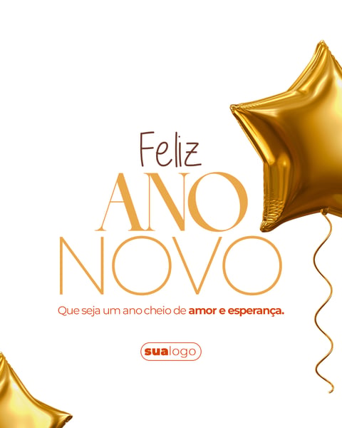 FELIZ ANO NOVO - PSD EDITAVEL 14
