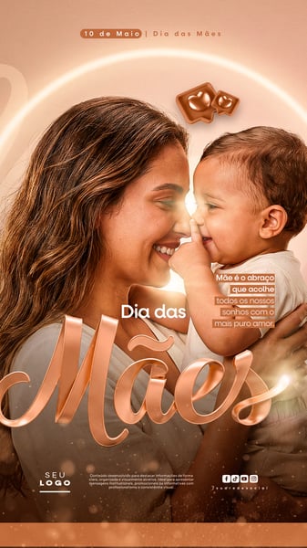 DIA DAS MÃES 10 DE MAIO STORY SOCIAL MEDIA PSD EDITÁVEL 3