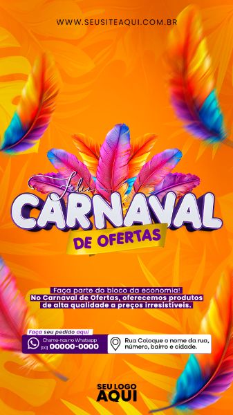 STORY - CARNAVAL | CARNIVAL | FESTA | PSD EDITÁVEL
