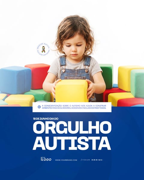 DIA DO ORGULHO AUTISTA 18 DE JUNHO SOCIAL MEDIA PSD EDITÁVEL 5