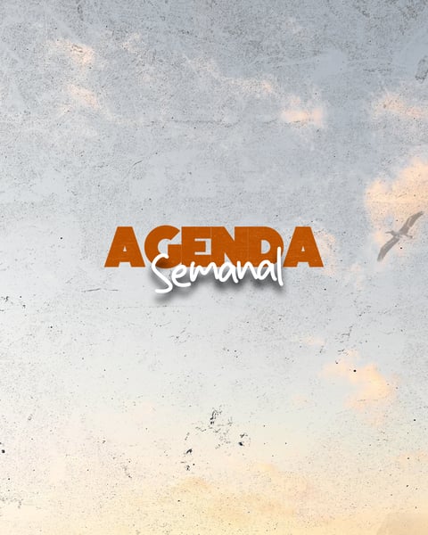 SELO - AGENDA SEMANAL - EVENTO 2 - EDITÁVEL 