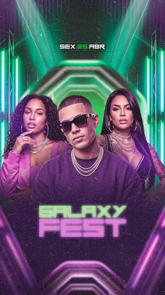 FLYERS PARA EVENTOS GALAX FEST STORYS