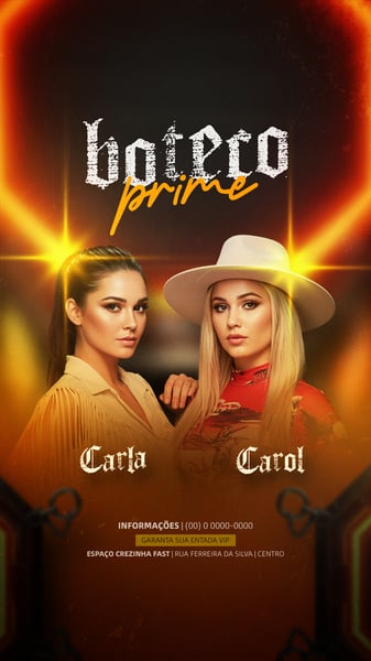 FLYER EVENTOS ARTISTAS SHOWS FESTA SOCIAL MEDIA PSD EDITÁVEL 8