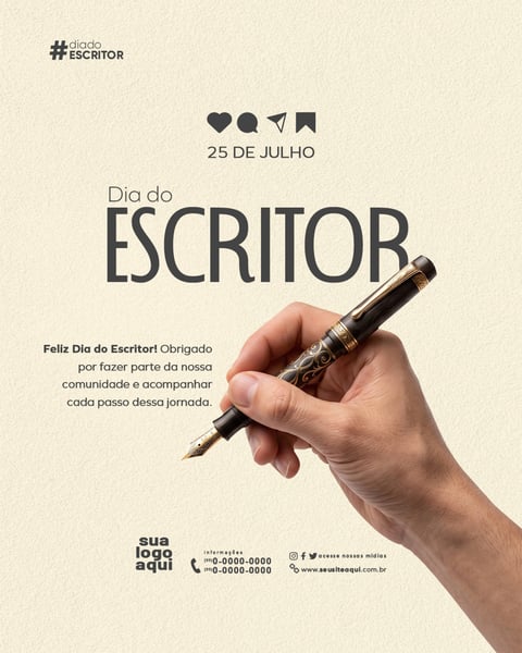25 DE JULHO DIA DO ESCRITOR FEED1 1