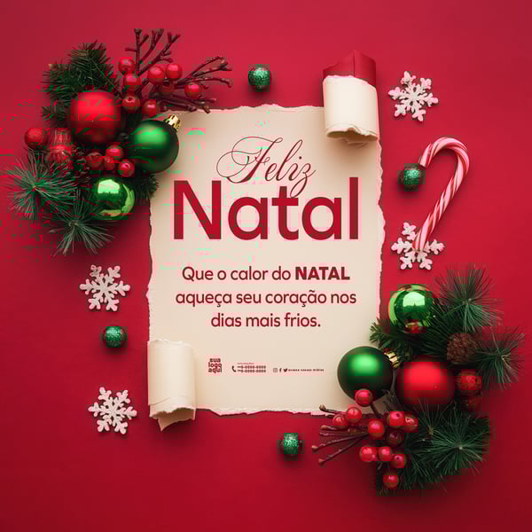 NATAL BACKGROUND COM ENFEITES NATALINO PARA ESCRITA, MERRY CHRISTMAS AND HAPPY HOLIDAYS, END OF YEAR PARTIES