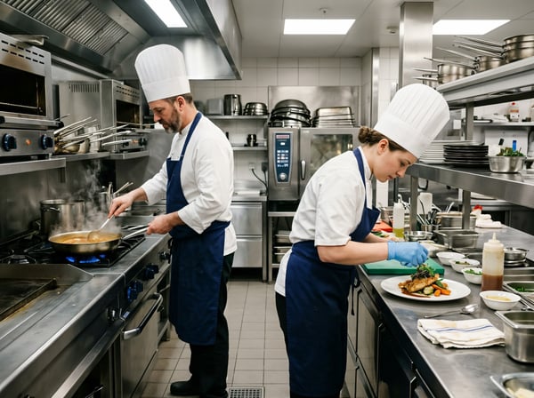CHEFES COZINHANDO NA COZINHA 1