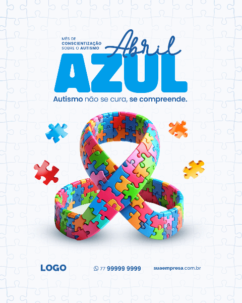 ABRIL AZUL - MÊS DE CONSCIENTIZAÇÃO SOBRE O AUTISMO