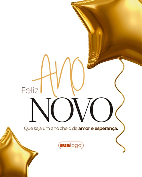 FELIZ ANO NOVO - PSD EDITAVEL 20