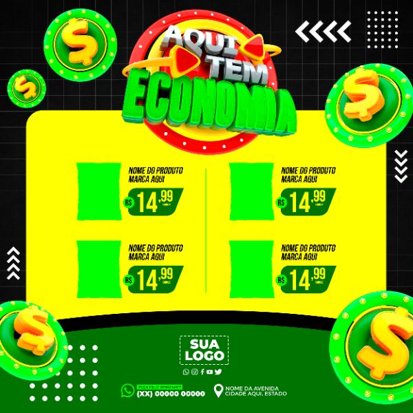 ENCARTE AQUI TEM ECONOMIA SOCIAL MEDIA