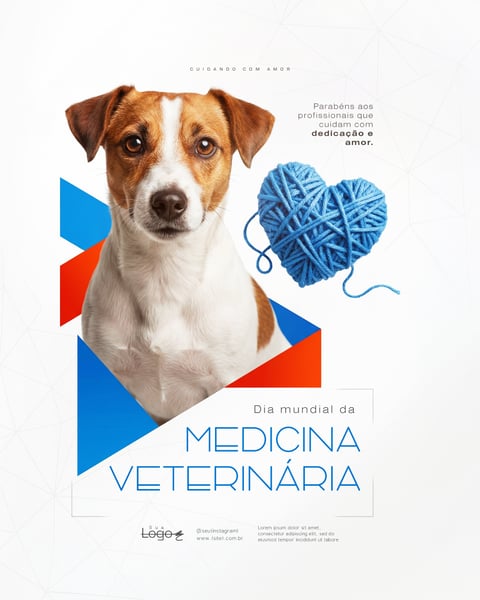 DIA MUNDIAL DA MEDICINA VETERINÁRIA SOCIAL MEDIA PSD EDITÁVEL 5