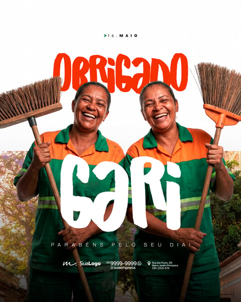 DIA DO GARI 16 DE MAIO SOCIAL MEDIA PSD EDITÁVEL 6
